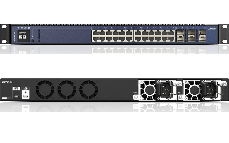 Luminex GigaCore 10 Pre-Configured 8-Port Ethernet Switch